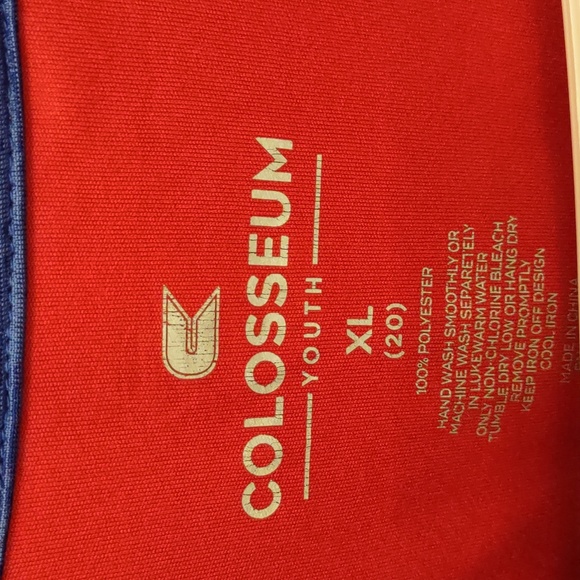 Colosseum Red and Blue Kids Long Sleeve Tee - Picture 2 of 4